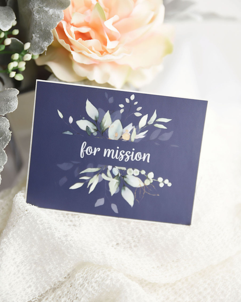 CREATED FOR MISSION STICKER