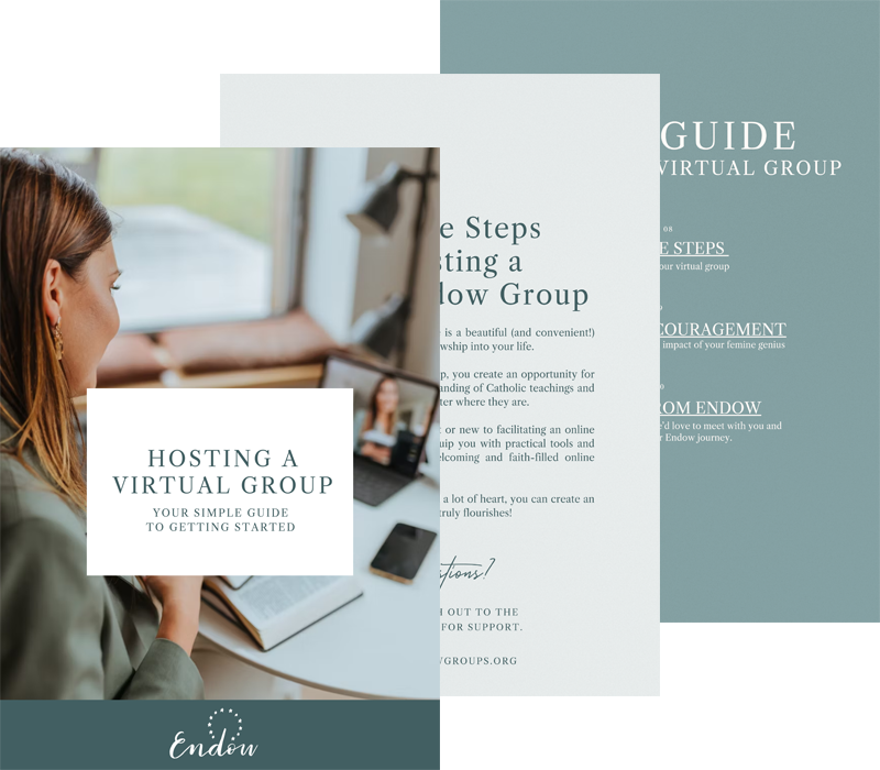 Hosting a Virtual Endow Group Hosting a Virtual Endow Group