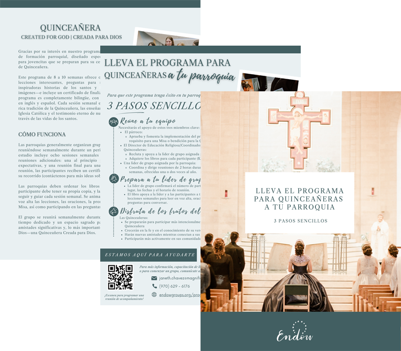 Lleva el programa para Quinceañeras a tu parroquia Lleva el programa para Quinceañeras a tu parroquia